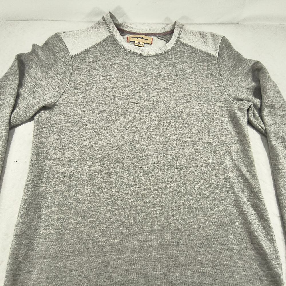 Tommy Bahama Crew Collar Long Sleeve Casual Sweatshirt Mens Size Medium M Gray